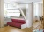 lit-escamotable-ketiam-classic-avec-canape-framboise-semi-ouvert Matelas, Yverdon, Lausanne, Neuch&acirc;tel, Gen&egrave;ve