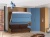 lit-escamotable-ketiam-romana-bleu-avec-canape-semi-ouvert Matelas, Yverdon, Lausanne, Neuch&acirc;tel, Gen&egrave;ve