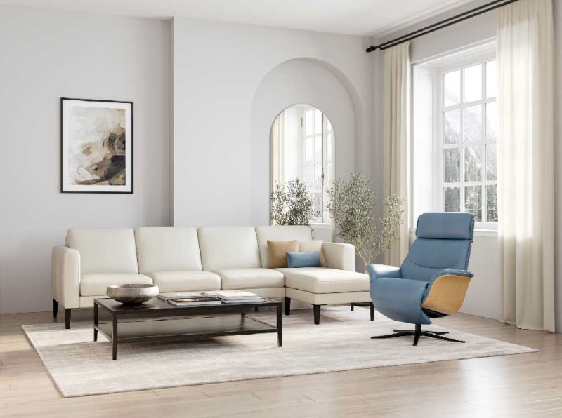 Canap&eacute; N-SERIES Narvik, IMG Comfort chez Confort-Lit Givisiez, Fribourg